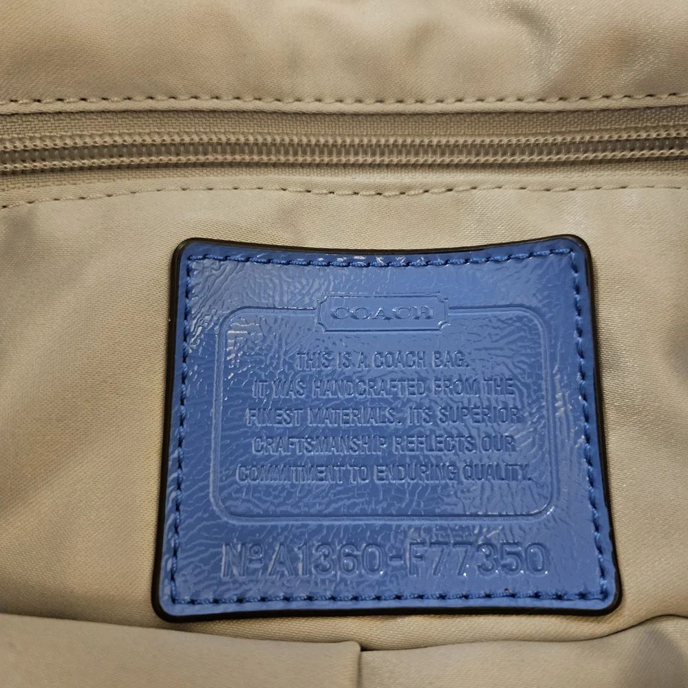 Blue Coach Women's Bag - Picture 6 of 6